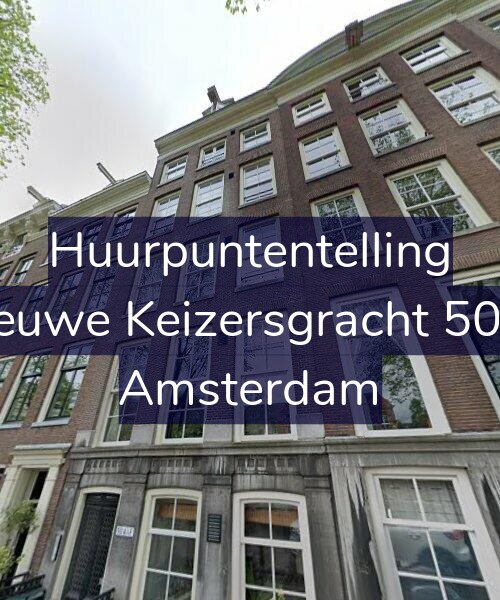 Foto gevel Huurpuntentelling voor Nieuwe Keizersgracht 50-D, Amsterdam