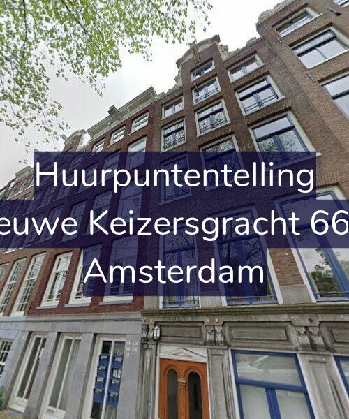Foto gevel Huurpuntentelling voor Nieuwe Keizersgracht 66-B, Amsterdam