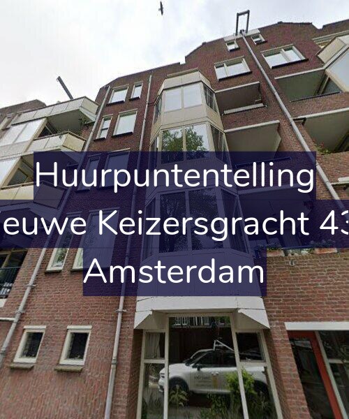 Foto gevel Huurpuntentelling voor Nieuwe Keizersgracht 438, Amsterdam