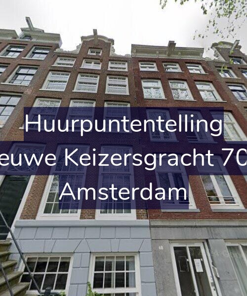 Foto gevel Huurpuntentelling voor Nieuwe Keizersgracht 70-E, Amsterdam