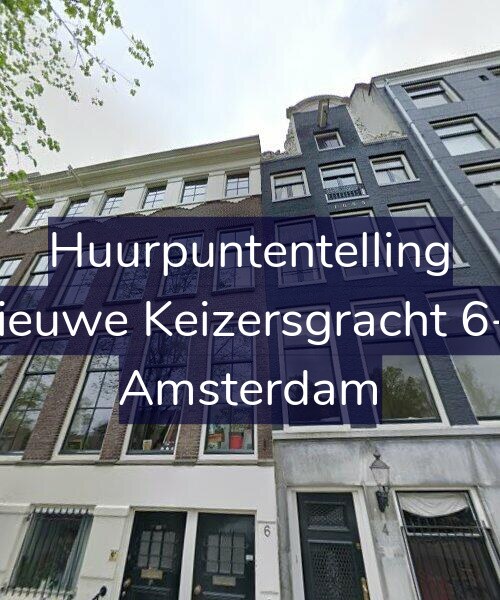 Foto gevel Huurpuntentelling voor Nieuwe Keizersgracht 6-1, Amsterdam