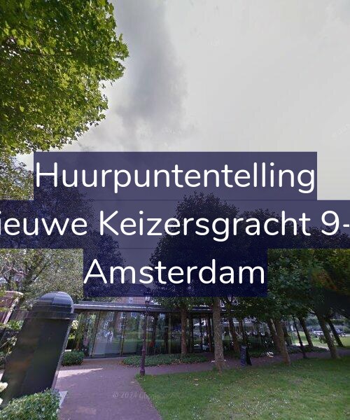 Foto gevel Huurpuntentelling voor Nieuwe Keizersgracht 9-A, Amsterdam