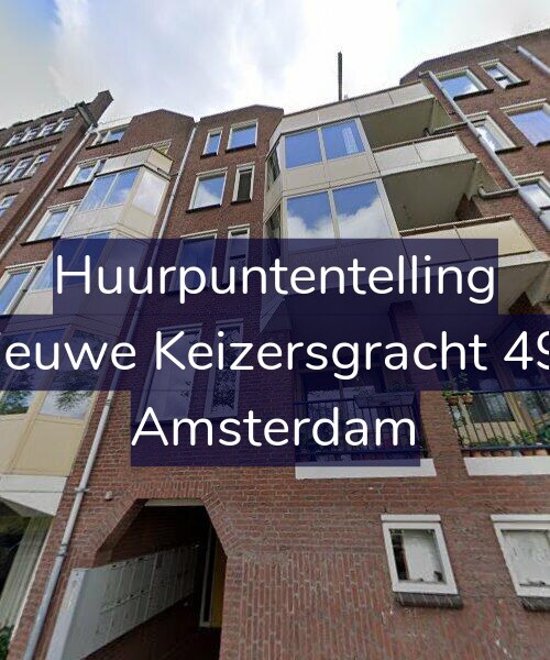 Foto gevel Huurpuntentelling voor Nieuwe Keizersgracht 492, Amsterdam