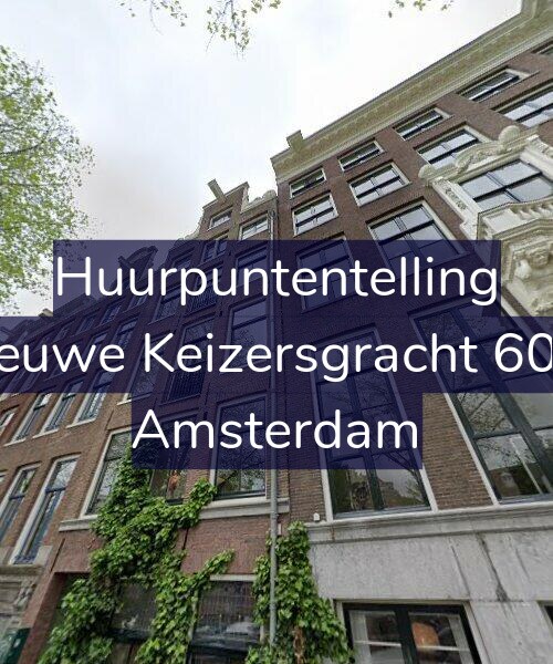 Foto gevel Huurpuntentelling voor Nieuwe Keizersgracht 60-3, Amsterdam