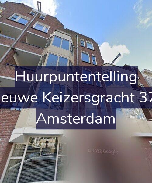 Foto gevel Huurpuntentelling voor Nieuwe Keizersgracht 378, Amsterdam