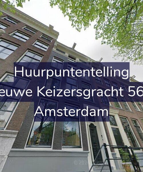 Foto gevel Huurpuntentelling voor Nieuwe Keizersgracht 56-2, Amsterdam