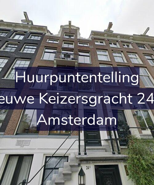 Foto gevel Huurpuntentelling voor Nieuwe Keizersgracht 24-C, Amsterdam