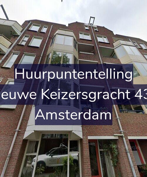 Foto gevel Huurpuntentelling voor Nieuwe Keizersgracht 432, Amsterdam