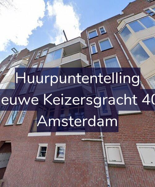Foto gevel Huurpuntentelling voor Nieuwe Keizersgracht 408, Amsterdam
