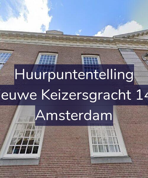 Foto gevel Huurpuntentelling voor Nieuwe Keizersgracht 140, Amsterdam