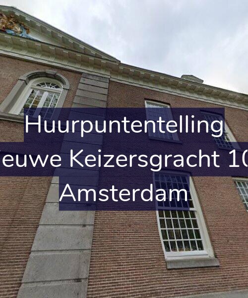 Foto gevel Huurpuntentelling voor Nieuwe Keizersgracht 104, Amsterdam