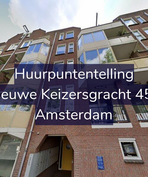 Foto gevel Huurpuntentelling voor Nieuwe Keizersgracht 454, Amsterdam