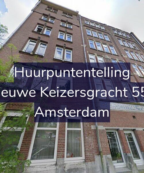 Foto gevel Huurpuntentelling voor Nieuwe Keizersgracht 558, Amsterdam