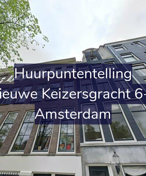 Foto gevel Huurpuntentelling voor Nieuwe Keizersgracht 6-3, Amsterdam
