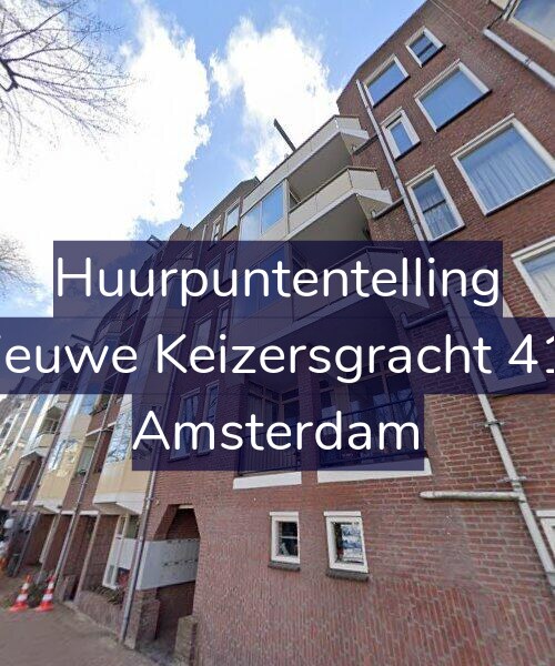 Foto gevel Huurpuntentelling voor Nieuwe Keizersgracht 418, Amsterdam
