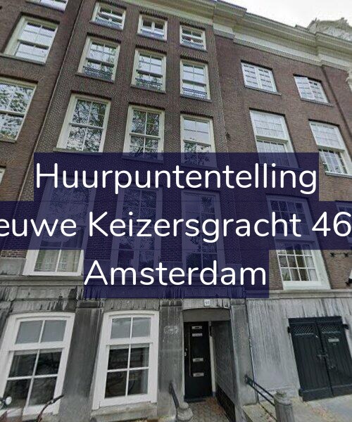 Foto gevel Huurpuntentelling voor Nieuwe Keizersgracht 46-H, Amsterdam