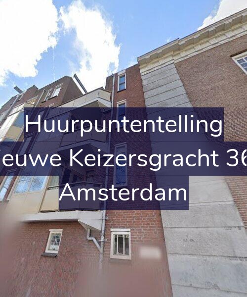 Foto gevel Huurpuntentelling voor Nieuwe Keizersgracht 368, Amsterdam