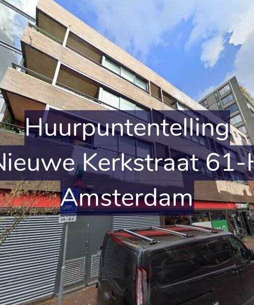 Foto gevel Huurpuntentelling voor Nieuwe Kerkstraat 61-H, Amsterdam