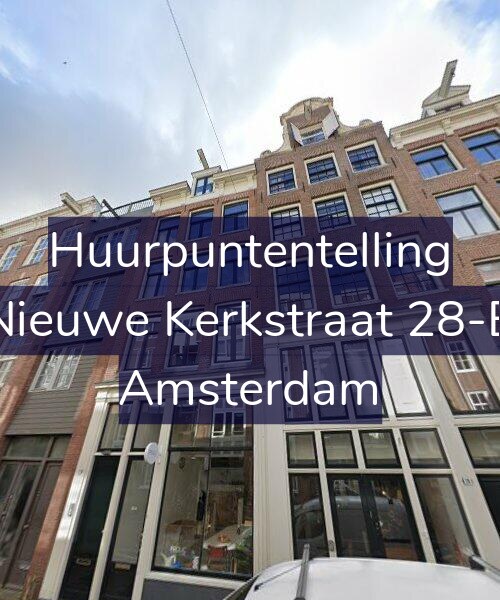 Foto gevel Huurpuntentelling voor Nieuwe Kerkstraat 28-B, Amsterdam