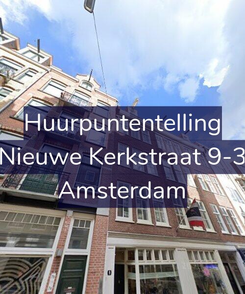 Foto gevel Huurpuntentelling voor Nieuwe Kerkstraat 9-3, Amsterdam