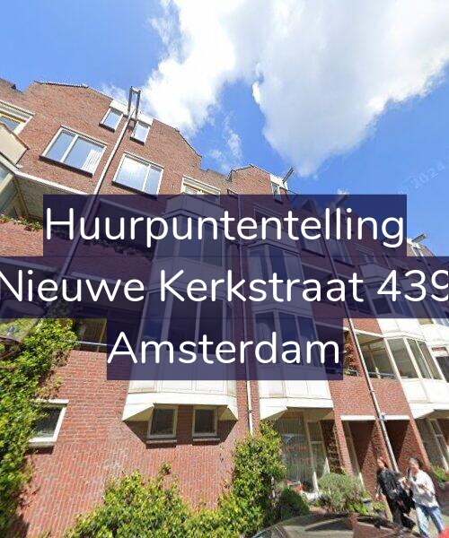 Foto gevel Huurpuntentelling voor Nieuwe Kerkstraat 439, Amsterdam