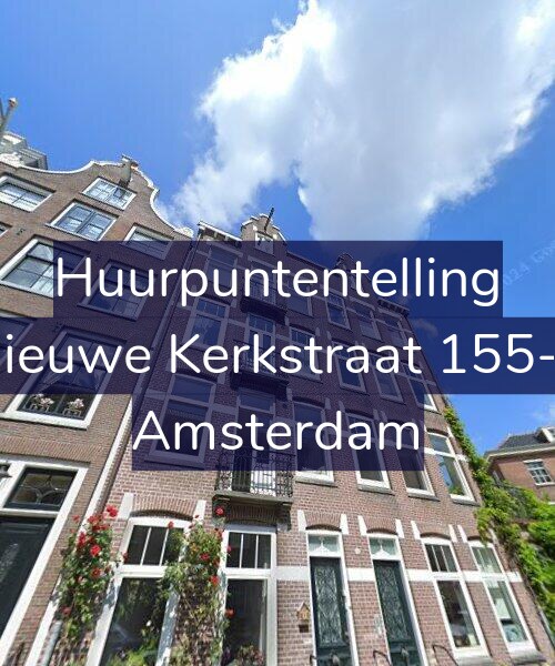 Foto gevel Huurpuntentelling voor Nieuwe Kerkstraat 155-2, Amsterdam