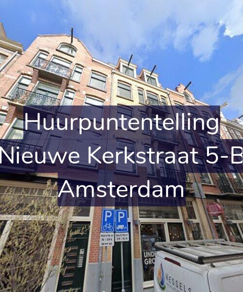 Foto gevel Huurpuntentelling voor Nieuwe Kerkstraat 5-B, Amsterdam