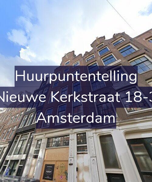 Foto gevel Huurpuntentelling voor Nieuwe Kerkstraat 18-3, Amsterdam