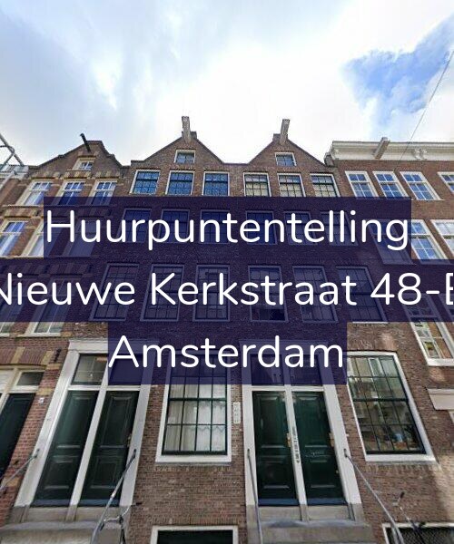 Foto gevel Huurpuntentelling voor Nieuwe Kerkstraat 48-B, Amsterdam