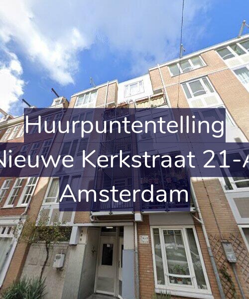 Foto gevel Huurpuntentelling voor Nieuwe Kerkstraat 21-A, Amsterdam