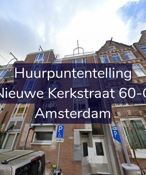 Foto gevel Huurpuntentelling voor Nieuwe Kerkstraat 60-C, Amsterdam