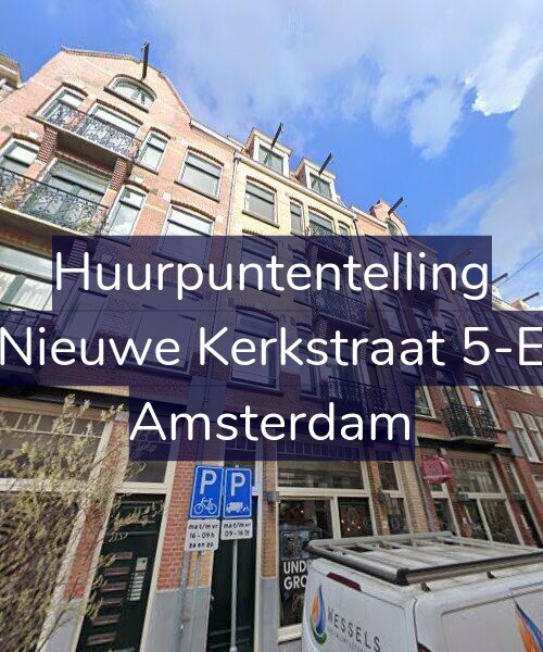 Foto gevel Huurpuntentelling voor Nieuwe Kerkstraat 5-E, Amsterdam
