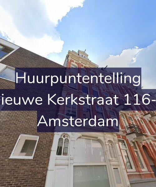 Foto gevel Huurpuntentelling voor Nieuwe Kerkstraat 116-3, Amsterdam