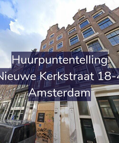 Foto gevel Huurpuntentelling voor Nieuwe Kerkstraat 18-4, Amsterdam