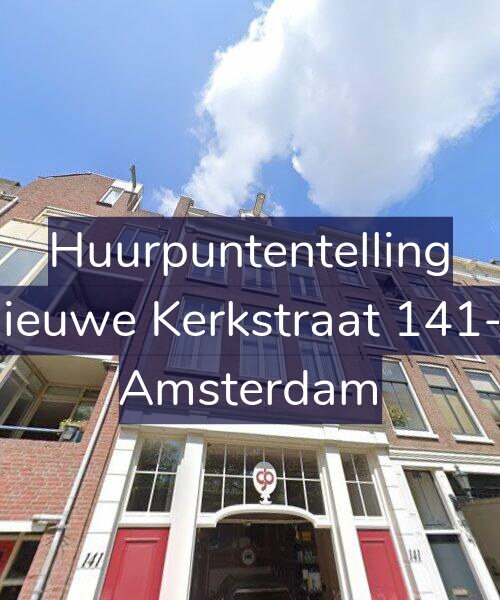 Foto gevel Huurpuntentelling voor Nieuwe Kerkstraat 141-2, Amsterdam