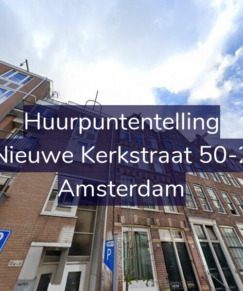 Foto gevel Huurpuntentelling voor Nieuwe Kerkstraat 50-2, Amsterdam