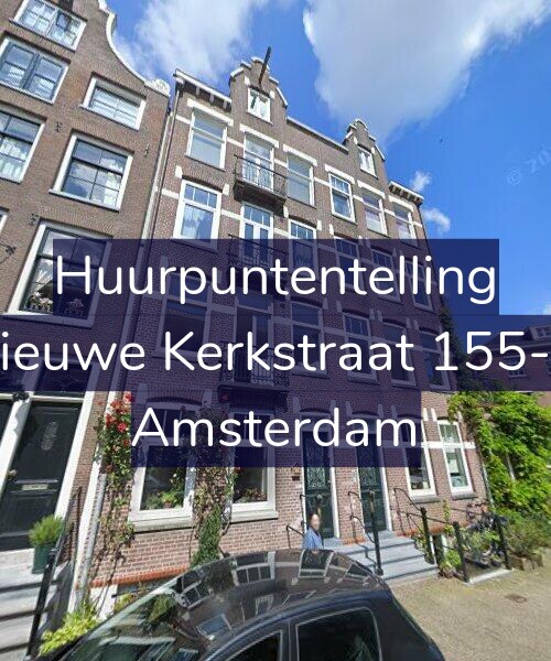 Foto gevel Huurpuntentelling voor Nieuwe Kerkstraat 155-H, Amsterdam