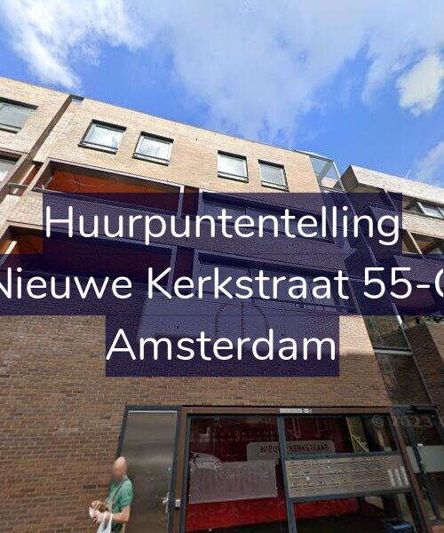 Foto gevel Huurpuntentelling voor Nieuwe Kerkstraat 55-C, Amsterdam
