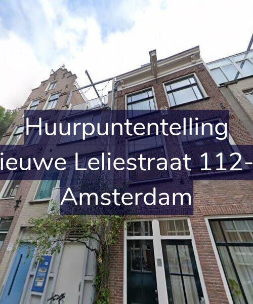 Foto gevel Huurpuntentelling voor Nieuwe Leliestraat 112-A, Amsterdam