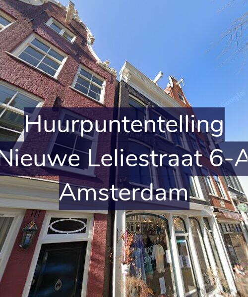 Foto gevel Huurpuntentelling voor Nieuwe Leliestraat 6-A, Amsterdam