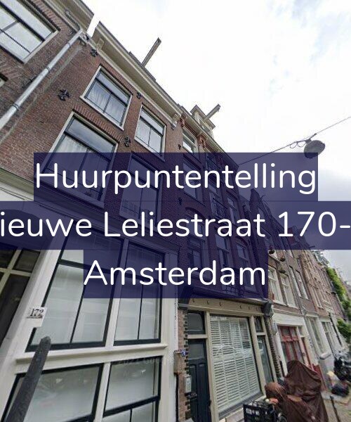 Foto gevel Huurpuntentelling voor Nieuwe Leliestraat 170-A, Amsterdam
