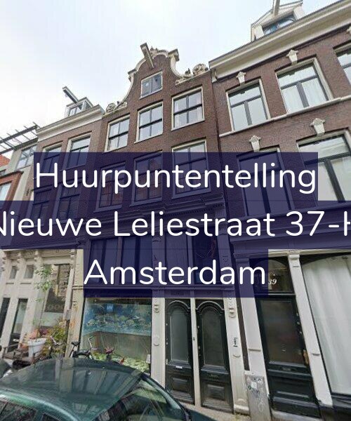 Foto gevel Huurpuntentelling voor Nieuwe Leliestraat 37-H, Amsterdam