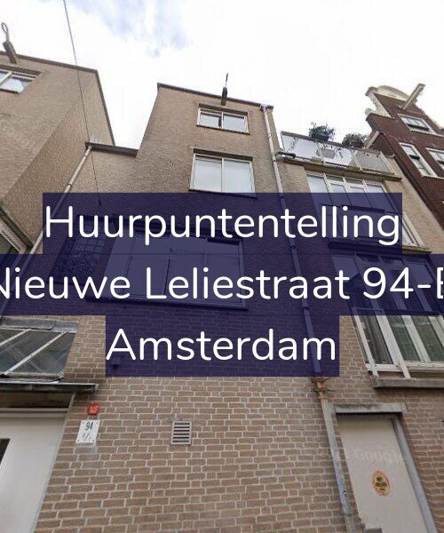 Foto gevel Huurpuntentelling voor Nieuwe Leliestraat 94-B, Amsterdam