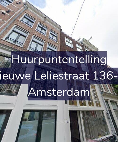 Foto gevel Huurpuntentelling voor Nieuwe Leliestraat 136-H, Amsterdam