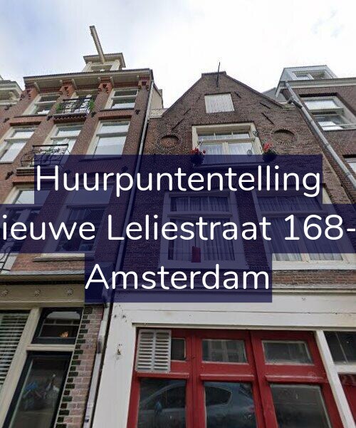 Foto gevel Huurpuntentelling voor Nieuwe Leliestraat 168-1, Amsterdam