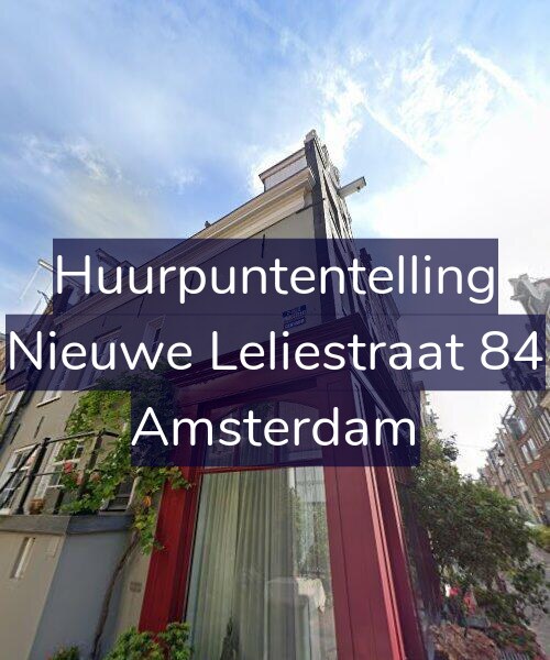 Foto gevel Huurpuntentelling voor Nieuwe Leliestraat 84, Amsterdam