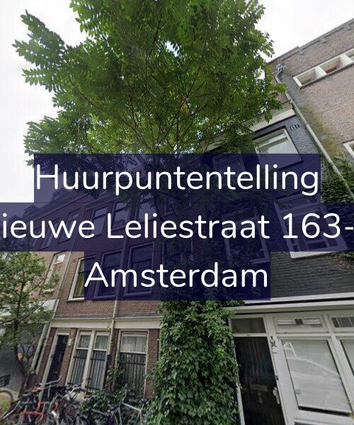 Foto gevel Huurpuntentelling voor Nieuwe Leliestraat 163-2, Amsterdam