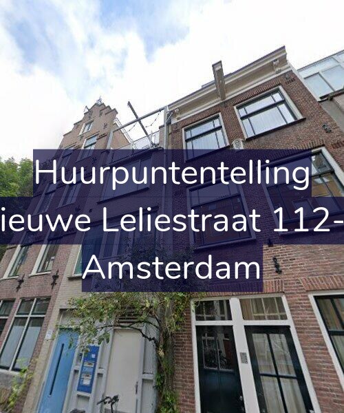 Foto gevel Huurpuntentelling voor Nieuwe Leliestraat 112-B, Amsterdam