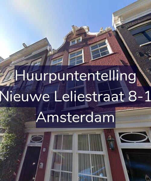 Foto gevel Huurpuntentelling voor Nieuwe Leliestraat 8-1, Amsterdam