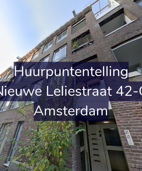 Foto gevel Huurpuntentelling voor Nieuwe Leliestraat 42-C, Amsterdam